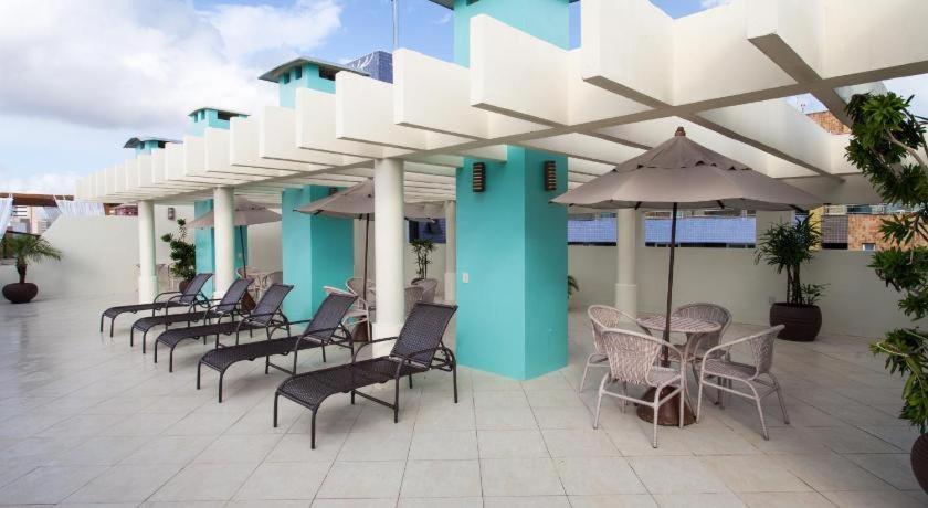 Flat Vista Mar No Meireles Na Beira Mar De Fortaleza 905 Exterior photo